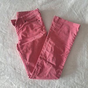 7 for All Mankind Pink Corduroy Flare Pants